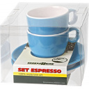 Filiżanki z melaminy do Espresso Set Spectrum Blue 100 ml 2 szt. - Brunner