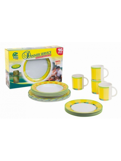 Zestaw obiadowy z melaminy Dinner Service Solei - Brunner