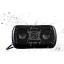 Przenośny głośnik stereo RockOut V2  wodoodporny, czarny(20 h, 3.7 V, 800 Ah, 2 x 3 W stereo)