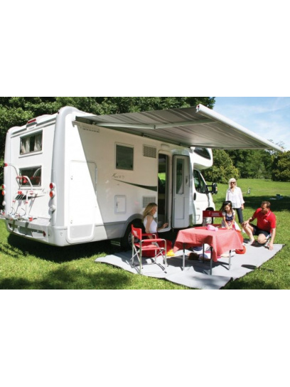 Roleta markiza w kasecie F45 Eagle 400 12V Polar White Deluxe Grey - Fiamma