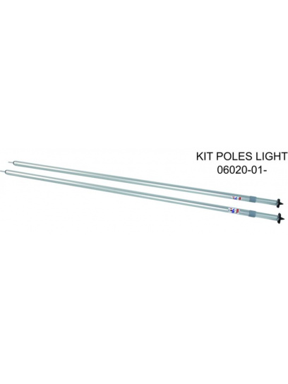 Rurki pionowe do zabudowy markizy Kit Poles Light 2 szt. - Fiamma