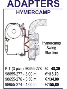 Adapter do markizy F45 Hymercamp 400 - Fiamma