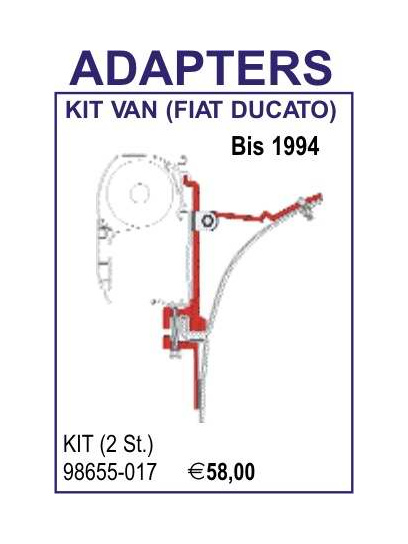 Adapter do markizy F45 Kit Van Ducato/Transit/Sprinter - Fiamma