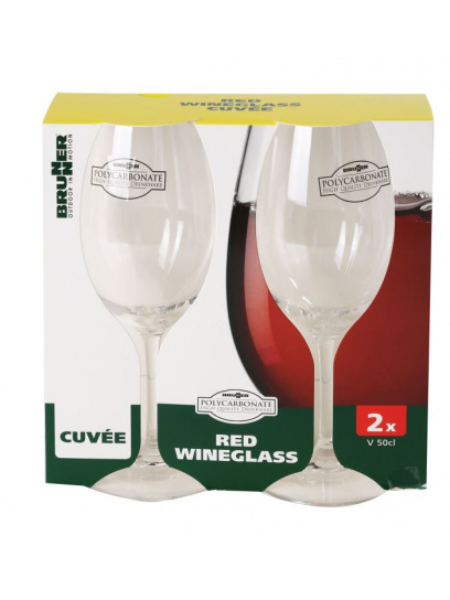 Kieliszki do wina czerwonego Set Red Wineglass Cuvée 600 ml 2 szt. - Brunner