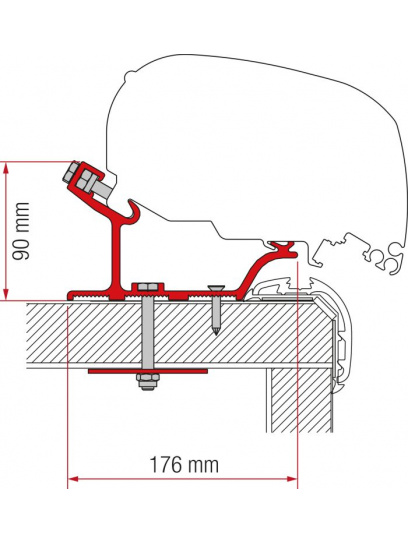 Adapter do markizy F80/F65 Carthago Malibu 400 - Fiamma