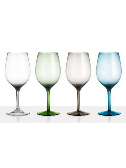 Kieliszki do wina Set Wineglass Onda/Jazz 600 ml 4 szt. - Brunner