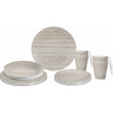 Zestaw obiadowy z melaminy Melamine Set Sequoia - Brunner