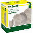 Zestaw obiadowy z melaminy Melamine Set Sequoia - Brunner