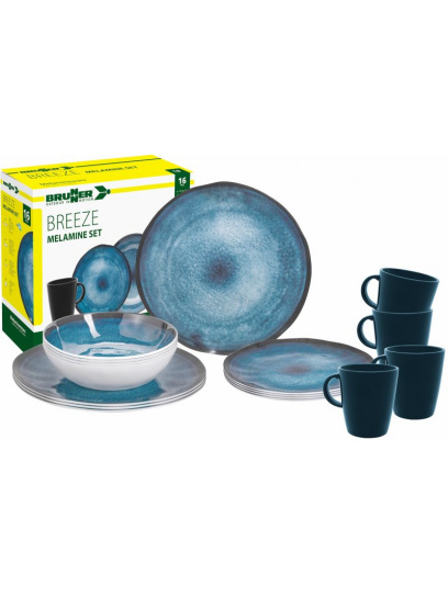 Zestaw obiadowy z melaminy Melamine Set Breeze - Brunner