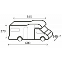 Pokrowiec na kampera Camper Cover Design 12M 550-600 cm - Brunner