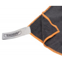 Ręcznik Frotte Microfiber Terry Towel XL Charcoal/Orange - TravelSafe