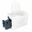 Toaleta kasetowa do zabudowy ze zbiornikiem wody RV Toilet lewa + drzwiczki serwisowe